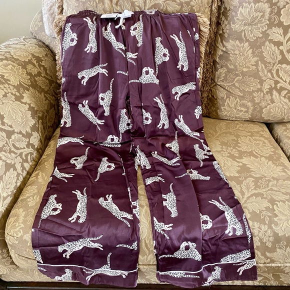 Hello Mello leopard print pants lounge pajamas - Picture 3 of 6